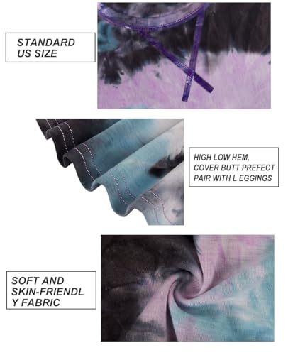 Image of CARCOS Plus Size Tops for Women Short Sleeve Shirt Summer Star /Leopard /Tie Dye /Flower Crewneck Pullover Tunic XL-5XL