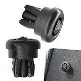 Bawkars 2 PCS Car Parcel Shelf Clips, Plastic Luggage Rack Fixing Belt Mounting Clip, Replaces OEM #1606854680, Car Trunk Shelf Rack Package Holder Rope Hook Clip for Nissan (Black)