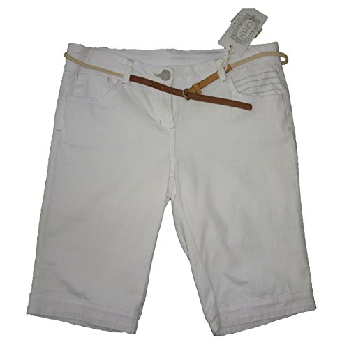 Short blanc femme Losan Creem taille S en coton léger pour l'été