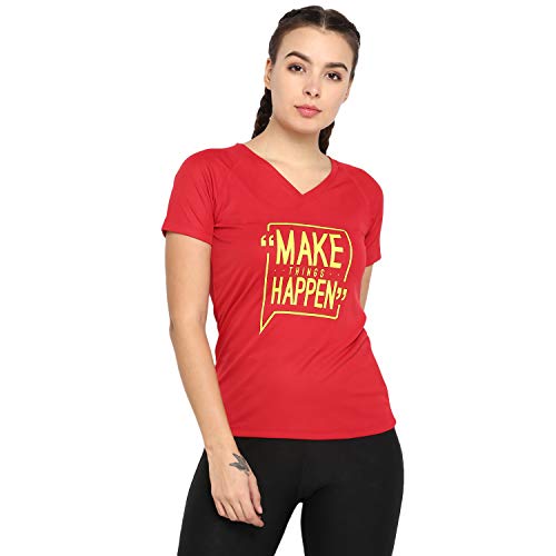 Image of OFF LIMITS Women Make It Happen T Shirt Red T Shirt-Small
