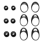 TEEMADE Eartips Wingtips for Gear Iconx Headphones,S/M/L 3 Sizes Silicone Ear Tips & Ear Hooks,Fit for Gear Iconx SM-R140