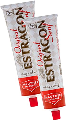 Tarragon Mustard 2 x 100 g, Mautner/Austria