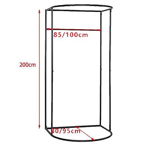 Provador de loja de roupas Vestiário portátil Vestiário Pano de sombreamento destacável para The Mal