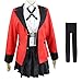 Produktbild Shihong-G Jabami Yumeko Kostüm Kakegurui Zwangsspieler Halloween Anime Cosplay Full Set Kleid Jacke Hyakkaou Private Academy Schuluniform Kleid