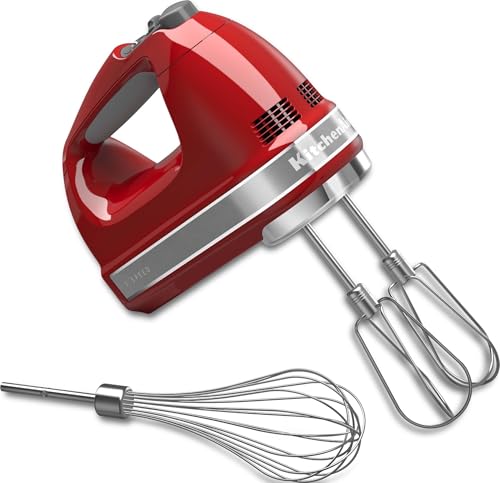 KitchenAid 7 Speed Hand Mixer, KHM7210, Empire Red