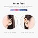 SYSFUN Single Bluetooth Wireless Earbud, Mini Invisible in-Ear Wireless Bluetooth Headphone 12 Hours Super Long Battery Life Suitable for Sports Work and Sleep- Beige