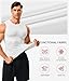Nebility Compression Shirt Men Workout Tank Tops Sleeveless Compression Vest for Men Muscle Athletic Tank Top White, X-Large