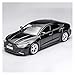 1/36 Für Audi Rs7 Replica Car Legierung Sportwagen Modell Diecast Sound Light Pull Back Fahrzeug Spielzeug Kinder Geschenk Spielzeugmodellauto (Farbe : Schwarz)