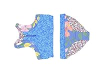 Maaji Girl's Star Flower Poppy Standard Swimwear Bikini Set, Blue, Size 8