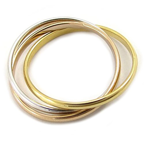 Altesse [K6336 - Alianza chapados oro 'Lien D'amour' 3 tonos.