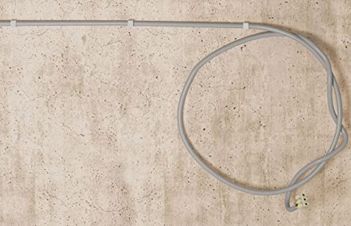 fischer Steckfix SF plus ES 10, Dübel, Schlaufe und Schraube in einem, Einhandmontage, Hohe Haltekräfte durch Sperrriegel, 100 Stück