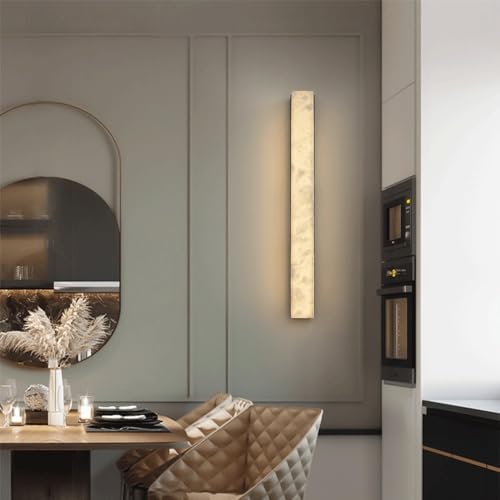 Aplique de pared interior LED de mármol moderno para iluminación de dormitorios 6