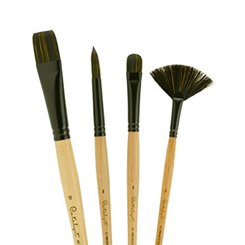 Hyatt's Princeton Artist Brush, Catalyst Polytip Brush Set for Acrylic and Oil Paint, 6403 5 Piece Set