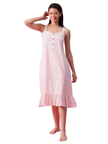 Image of Women Printed Cotton Nighty Nightdress Maxi S /M /L /XL /2XL.