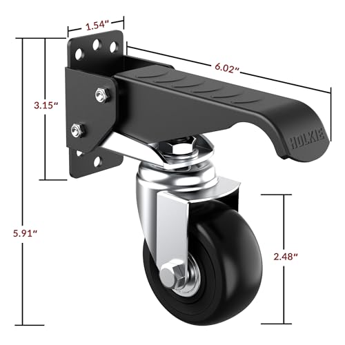 Holkie QZJLB Retractable Casters Heavy Duty Casters thumb #2
