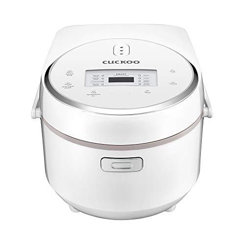 CUCKOO CR-0810F | 8-Cup (Uncooked) Micom Rice Cooker | 9 Menu Options: White Rice, Cake, Soup & More, Nonstick Inner Pot, Designed in Korea | White