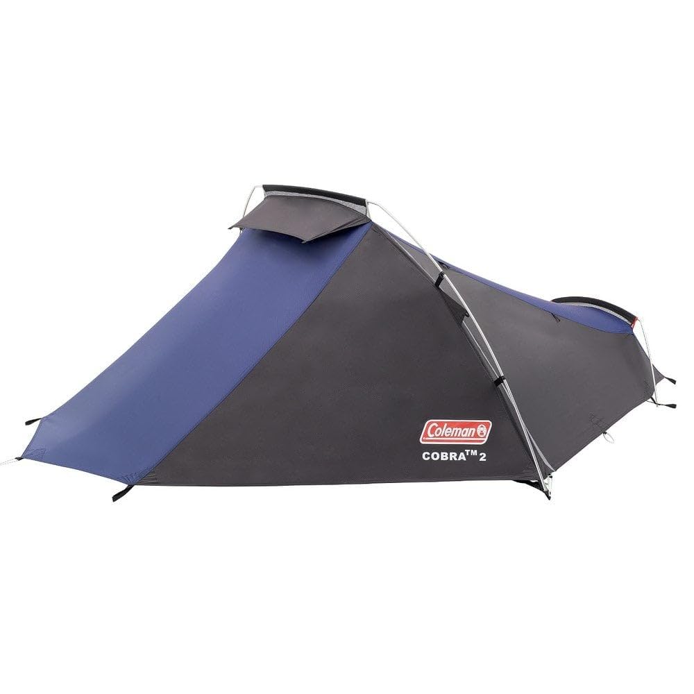coleman cobra 2 zelt für Trekkingtouren, Camping oder Festivals, kleines Packmaß, passt in einen Rucksack, wasserdicht HH 3.000 mm, robuste Alluminiumstangen Sport & Freizeit Finish_Dark Bronze Angerer Klemmmarkise Style, ca. Farbe:Rost Dunkel