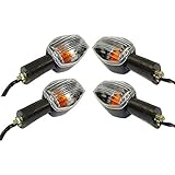 Menge: 4pcs (links & rechts) Motorräder Ersatzteile Waase 4pcs vorne und hinten Blinker Birnen-Licht-Fit for Honda CBR929RR CBR954RR CBR600F4 CBR600F4i CBR 929 954 600 RR F4 F4i (Color : Clear Lens)