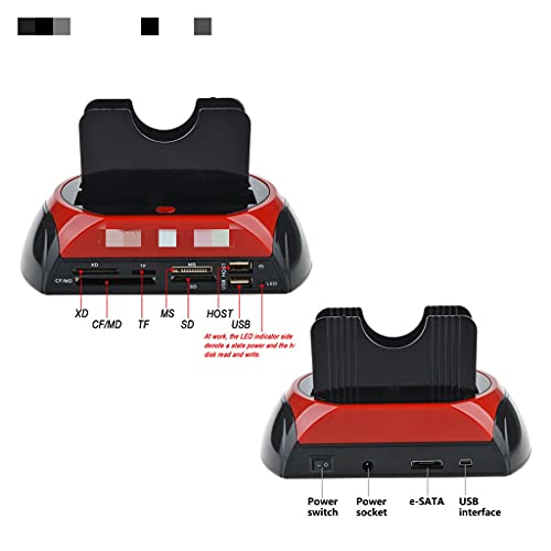 Docking Station IDE para disco duro 2.5/3.5 USB 2.0 miniatura 4
