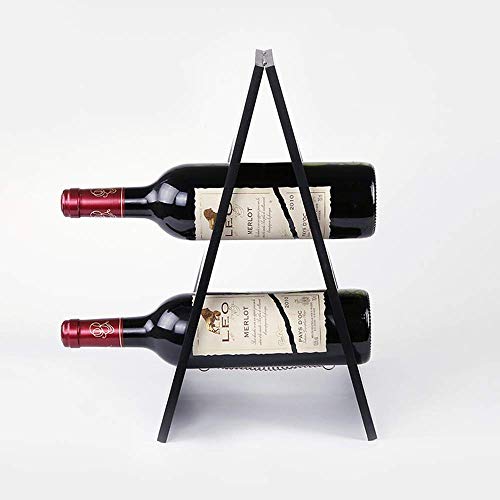 Soporte para botellas plegable 37x30x1.8cm negro miniatura 2