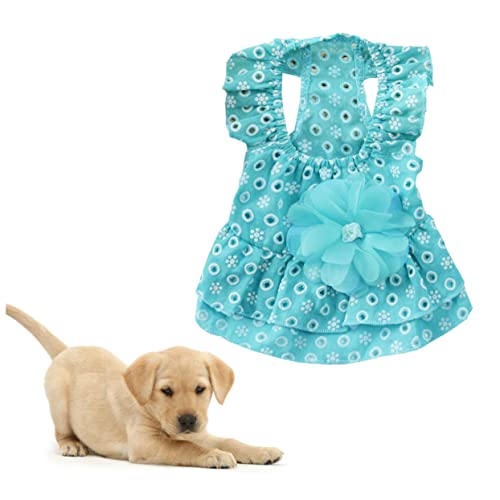 FRCOLOR 2 Peças Vestido De Cachorro Pequeno Roupas De Verão Para Animais De Estimação Roupas De Cach