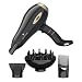 Wazor Hair Dryer Gift Set,Professional Ionic Lightweight Hair Dryer with 4 Accessories 1875W AC Motor Blow Dryer with Cool Button Mid Size For Household with Diffuser and Comb and Nozzle Attachments