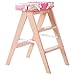 Składany stołek drabinkowy Małe drewniane stołki schodowe Artykuły gospodarstwa domowego Stołki kuchenne (5 kolorów, 39 * 20 * 60 cm) (Kolor: 5#) (5#)