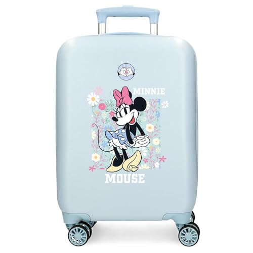 Disney Joumma Minnie Happy Maleta de cabina Azul 33x50x20 cms Rígido 2 kgs Cierre de combinación lateral ABS 2 kgs 33L Equipaje de mano