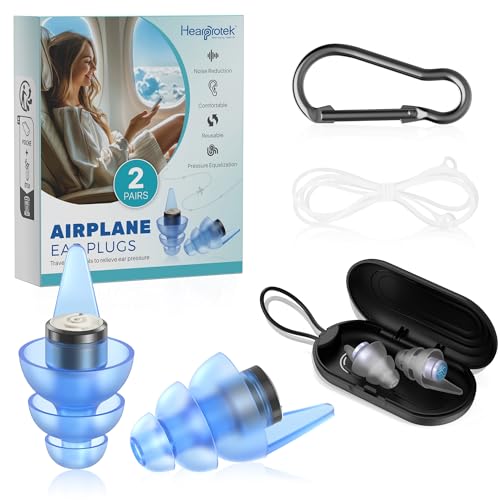 Hearprotek Flight Earplugs, Small & Medium