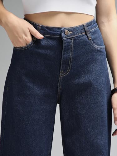 Image of HIGH Star Women's Straight Fit Mid Rise Jeans