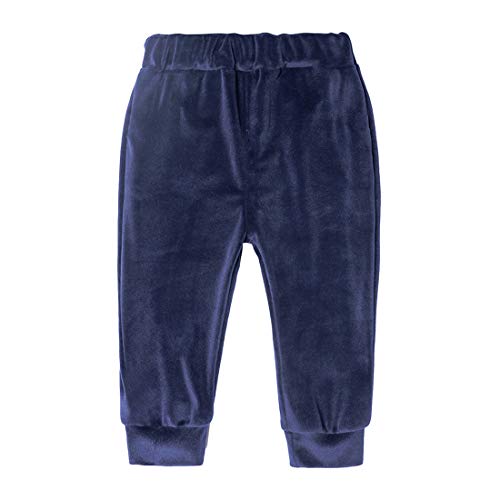 Image of Boys Girls Velvet Hooded Tracksuit Sweatshirt Top + Sweatpants Hoodie Outfit Set