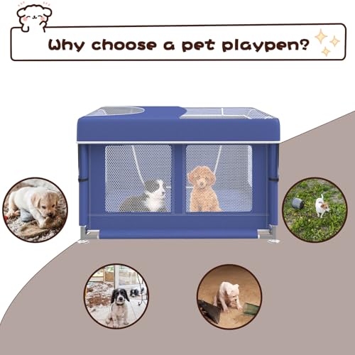 Hiaksedt 42 × 42 Inch Puppy Playpen thumb #6