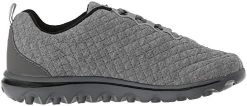 Propet Women's TravelActiv Woven Shoe, Grey Quilt, 6 2E 2E US | Image 5