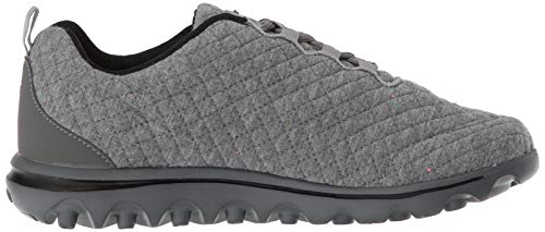 Propãƒ©T Womens Travelactiv Woven Fashion Sneaker, Grey Quilt, 6.5 Xx-Wide Us #TOP5