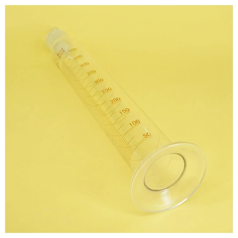 Labor Messgerät. 500 ml Borosilikatglas Messzylinder mit Glasstopfen 5 ml 380 mm