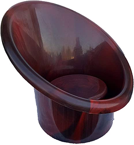 Image of Tub Chairs | ARM Chairs for Home, Living Room /Indoor and Outdoor with Complimentary Cushions Set of 02 (Rosewood)