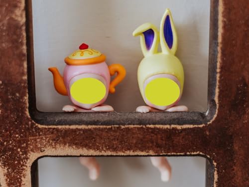 Baby Angel,Figurita Coleccionable,Muñequito Decorativo,Adorno Adhesivo para Telefonos Moviles, Tablets, Ordenadores, 1 Figura Sorpresa Aleatoria,Angel de de la Suerte,Mundo Maravilloso