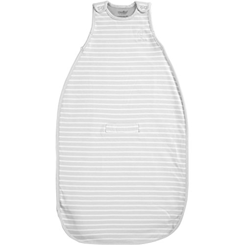 Woolino 4 Season Ultimate Baby Sleep Bag Sack - 2-24 Months Universal Size - Merino Wool - Birch Gray #TOP1