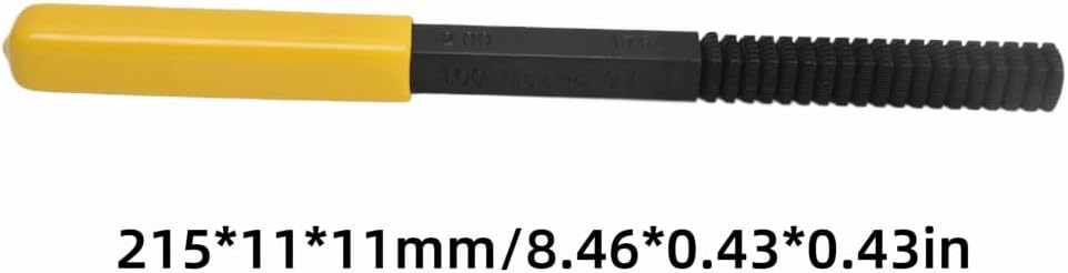 Thread Repair File, Straight Groove Metric Thread Restoring Tool for Studs Bolts Screws Plumbing Maintenance
