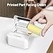 Cooljun Thermal Sticker Paper for D1 Mini Pocket Printer, 3 Rolls Regular Self-Adhesive Thermal Paper Compatible with All 57mm Pocket Thermal Printer (Pink Blue Yellow)