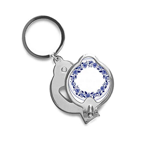 Coupe-ongles de qualité culture chinoise fleur bleue avec finitions soignées durables