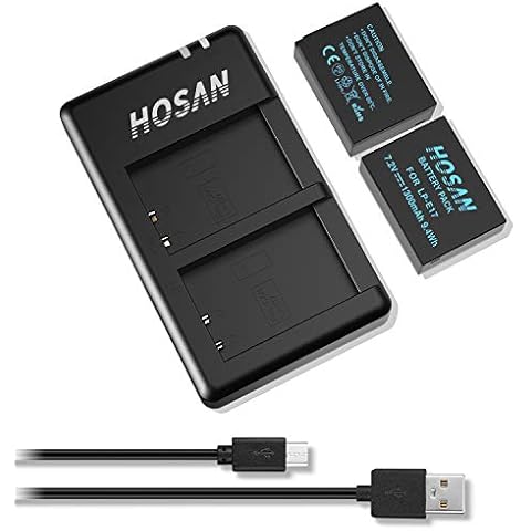 HOSAN LP-E17 Battery Kit for Canon Cameras Cover