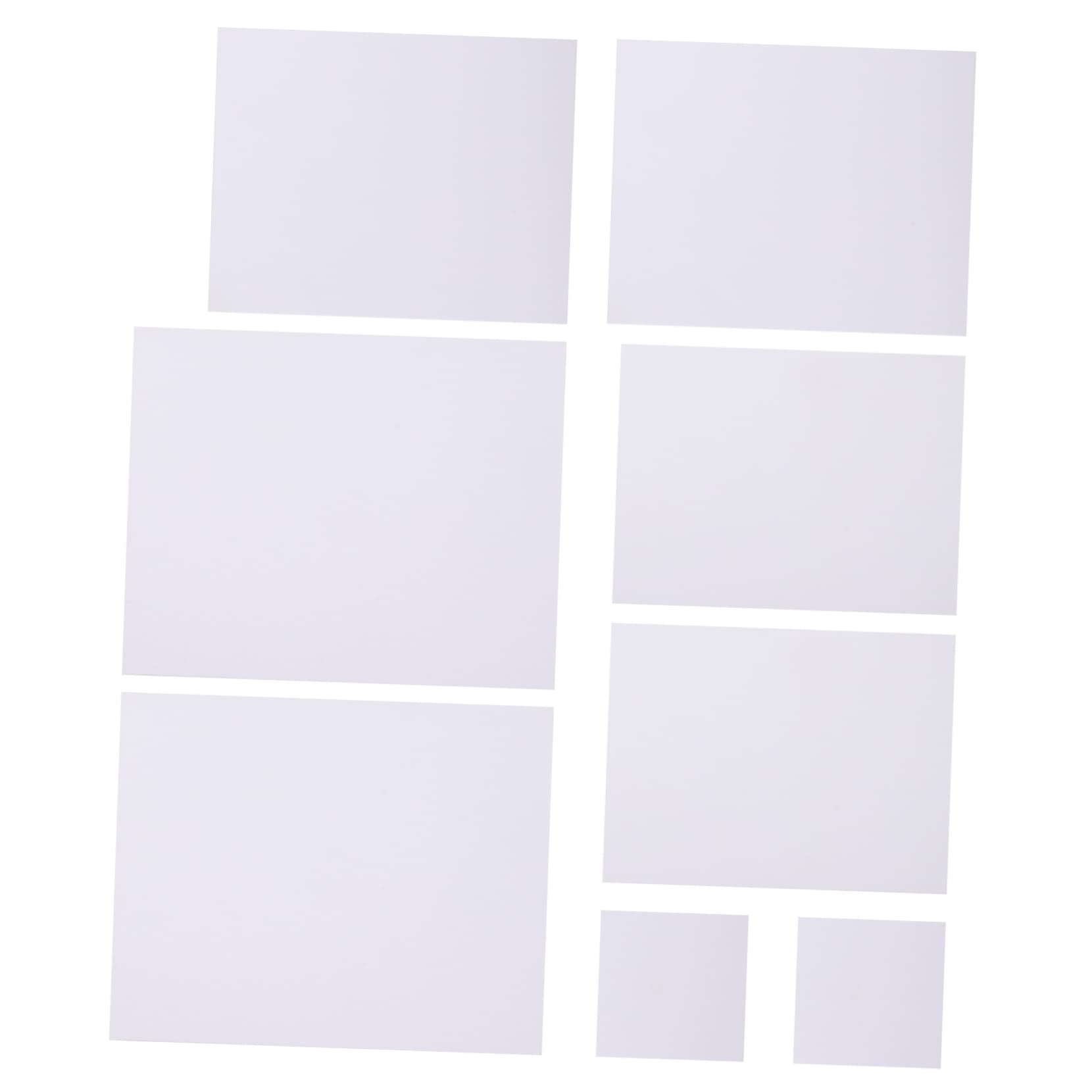 Tableros de pintura antianclaje para óleo y acrílico lienzo algodón 8 uds