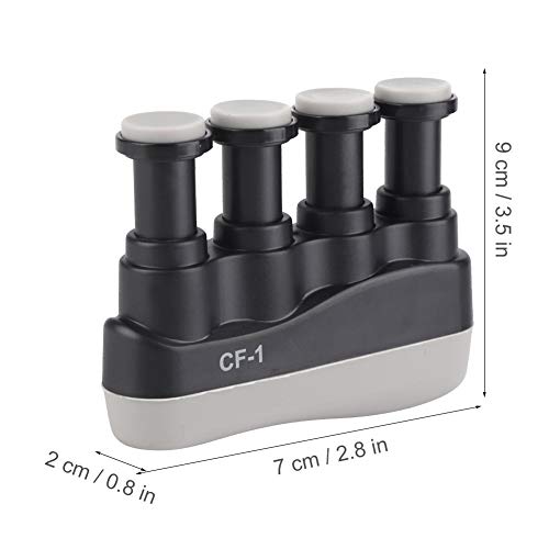 Exercitador de mão ajustável, treinador de dedos portátil, multifuncional para iniciantes de piano e