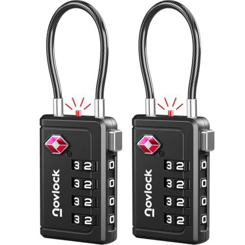 Candados TSA con indicador de apertura – Combinación...