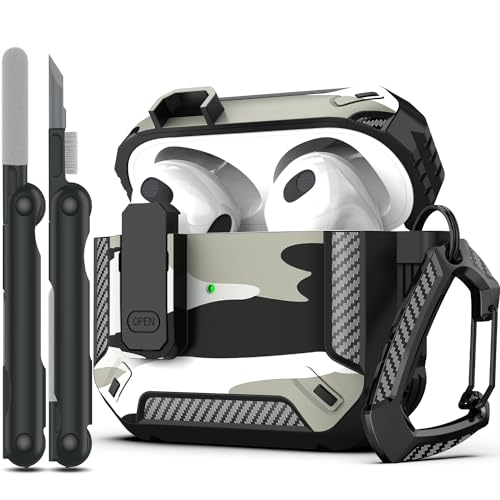 Image of RFUNGUANGO for AirPods 3rd Generation Case Carbon Fiber Series, Camo