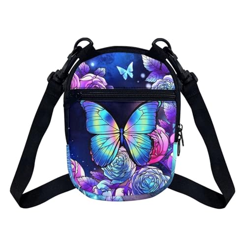 Suobstales Messenger Bag for Women Crossbody Zipper Bag with Adjustable Strap Portable Phone Purse Shoulder Handbag3