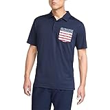 PUMA GOLF Men's Standard Volition Paisley Pocket Polo, Navy Blazer-Ski Patrol, X-Large