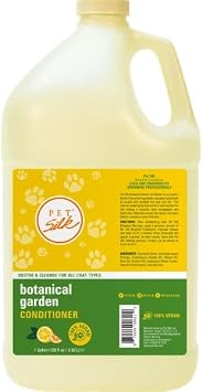 Pet Silk Botanical Garden Conditioner, Infused with Lemon Verbena, Expertly Crafted to Protect and Soothe The Coat and Skin, Infused with Botanical Oils Creating a Luxurious Shine 2.5GAL