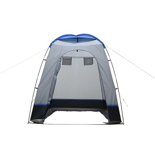 High Peak Lido, Tenda Unisex – Adulto, Grigio/Grigio Scuro/Blu, 165 x 165 x 200 cm - 4